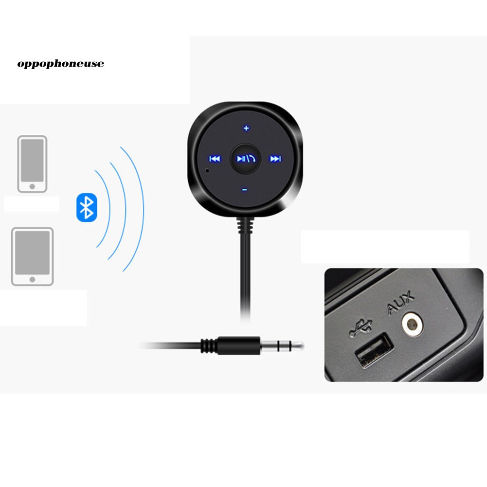 Thiết Bị Nhận Tín Hiệu Âm Thanh Bluetooth Không Dây Kèm Củ Sạc Cho Xe Hơi