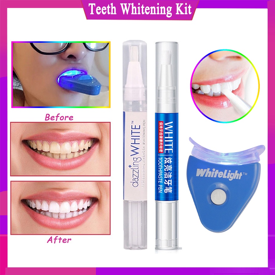 Trắng răng trắng răng trắng trắng gel răng kit