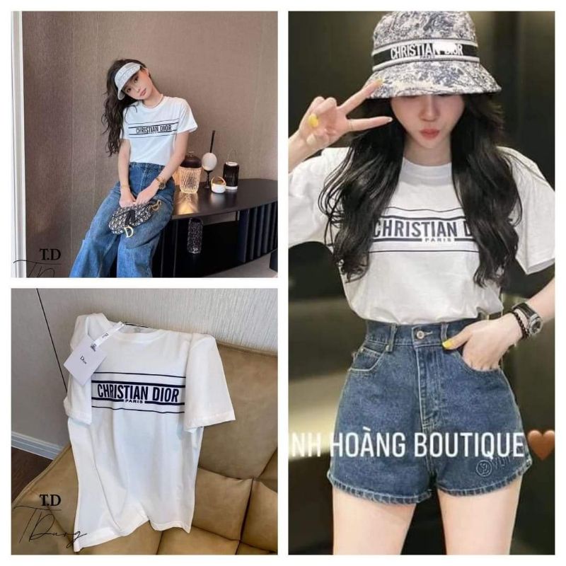 Áo phông chữ D hàng QCL1