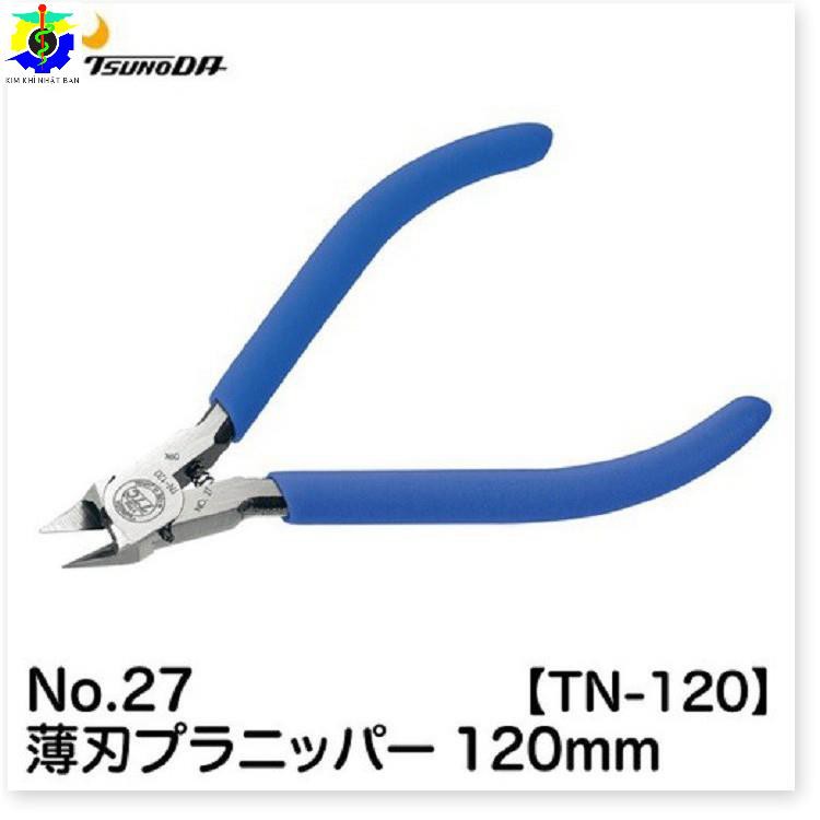 Kìm cắt cổng nhựa lưỡi mỏng 120mm TN-120 Tsunoda - Nhật Bản - TN-120