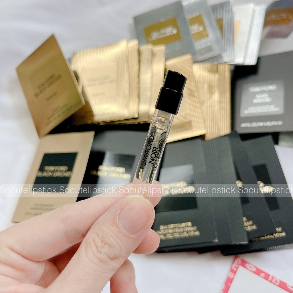 Vial chính hãng nước hoa Tom Ford Black Orchid Parfum, Edp , EDT Oud Wood Metallique , Soleil Blanc