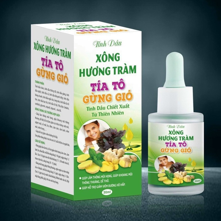 Tinh dầu xông hương tràm lọ 30ml làm thơm khử mùi, làm sạch không khí an toàn tiện lợi