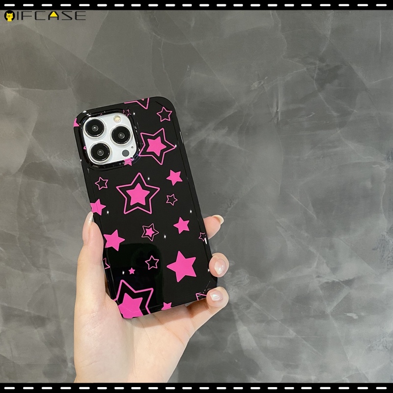 Ốp Điện Thoại Chống Sốc In Hình Ngôi Sao Năm Cánh Cho iPhone 13 12 11 Pro Max XS Max XR X