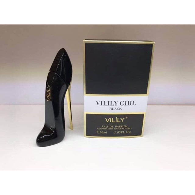 Nước hoa nữ Vilily guốc đen 30ml