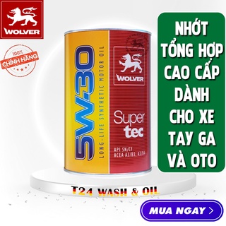 Nhớt Wolver SuperTec 5W-30 lon 1L