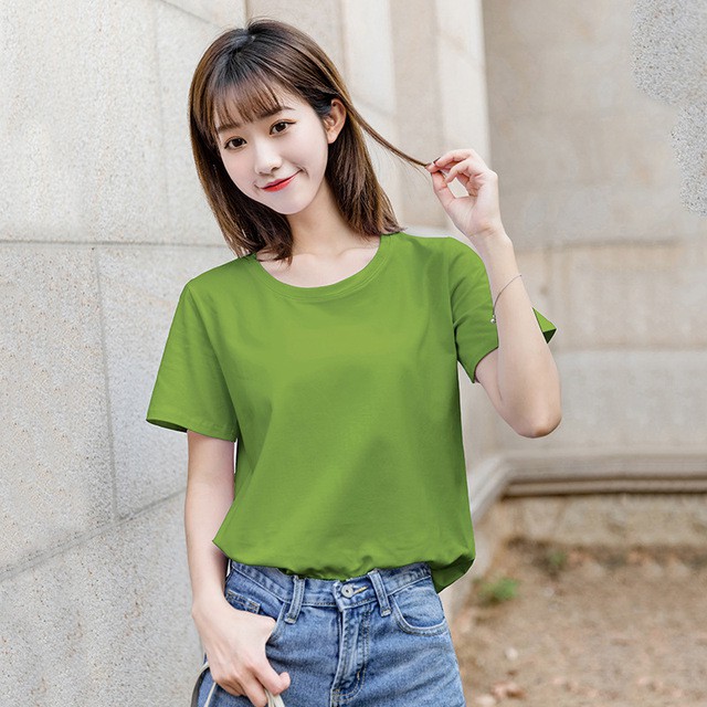 THANH LÝ- Áo thun nữ chất cotton co giãn cực đẹp nhiều màu