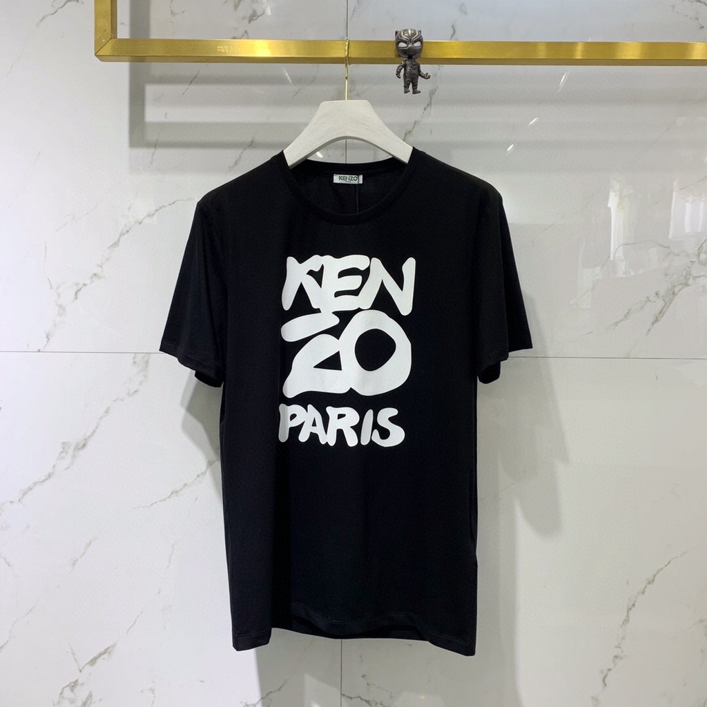Áo Thun Cổ Tròn Tay Ngắn In Chữ Kenz0 Thời Trang 2021 Cho Nam Nữ