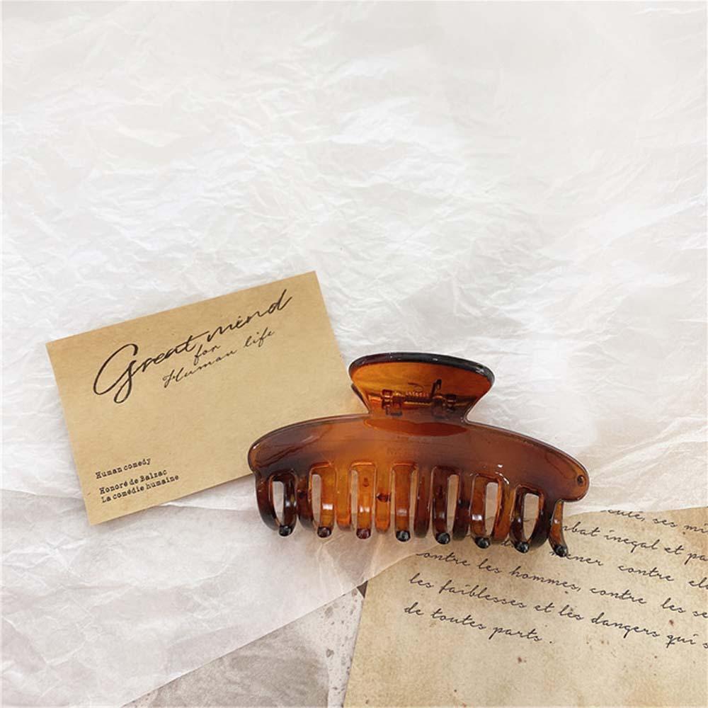 Kẹp Tóc Nhựa Acrylic Cỡ Lớn Tiện Dụng Khi Đi Tắm