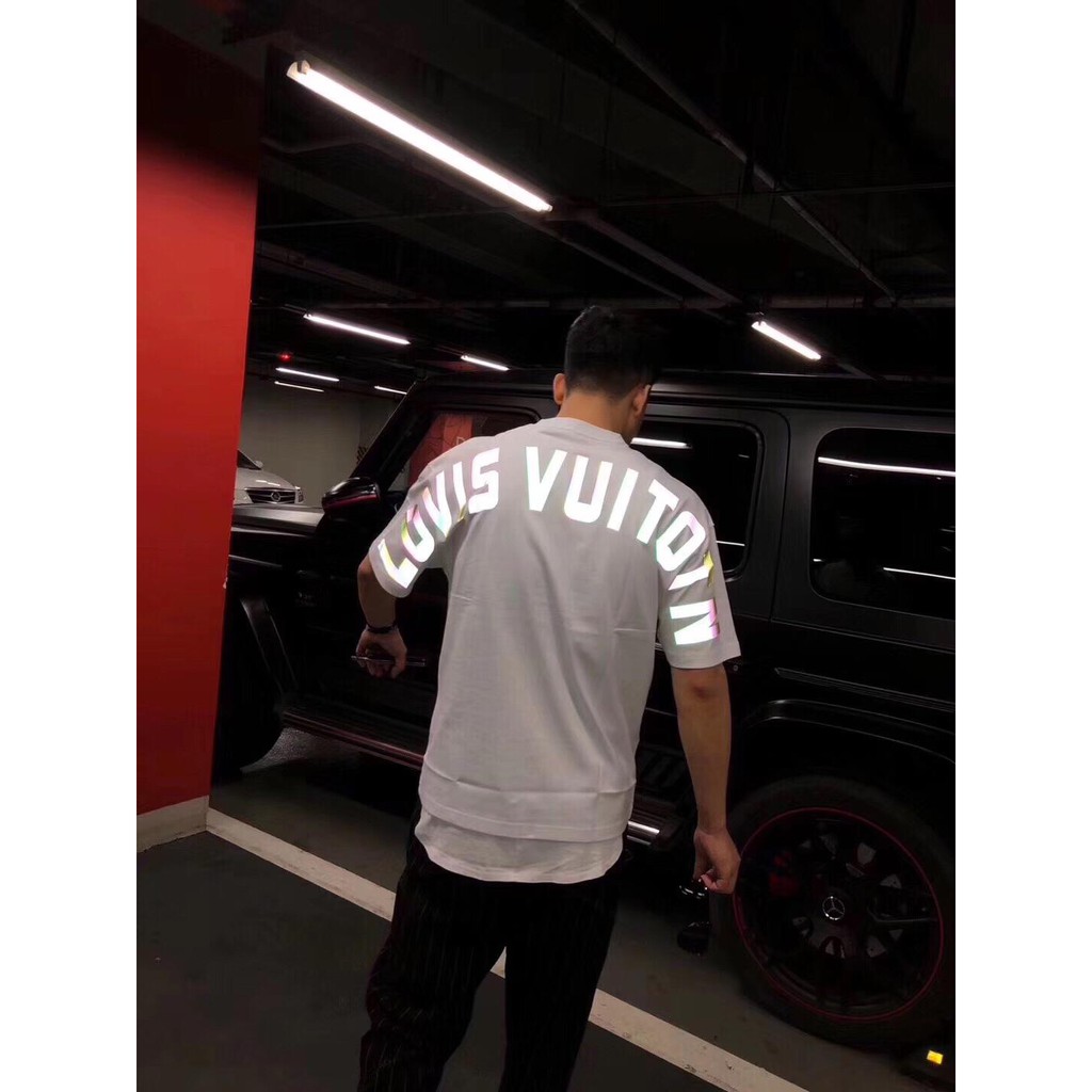 Áo thun Phản quang 7 màu tay lỡ nam nữ LOUIS