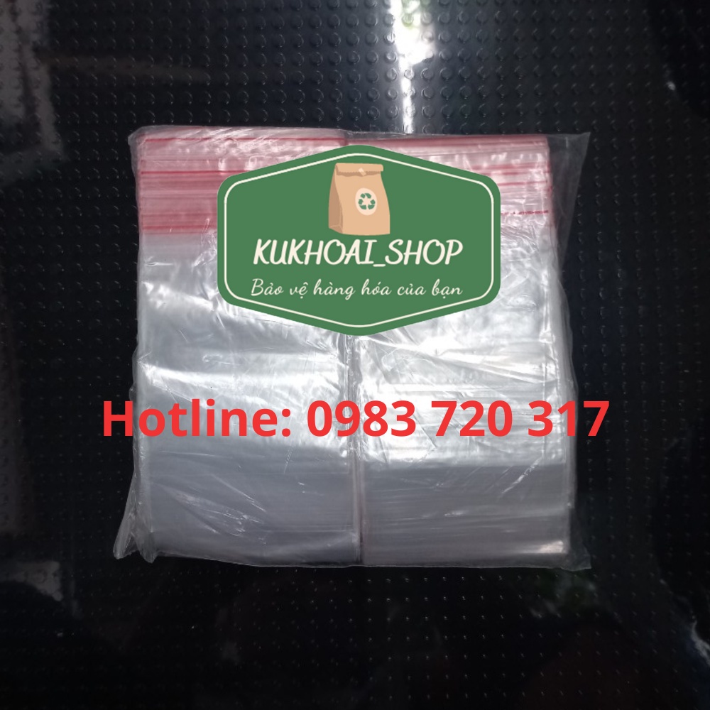 COMBO 500 Túi Zip Số 3 Kích Thước 7x10 cm Siêu Mỏng Và Dai Để Đóng Gói Hàng