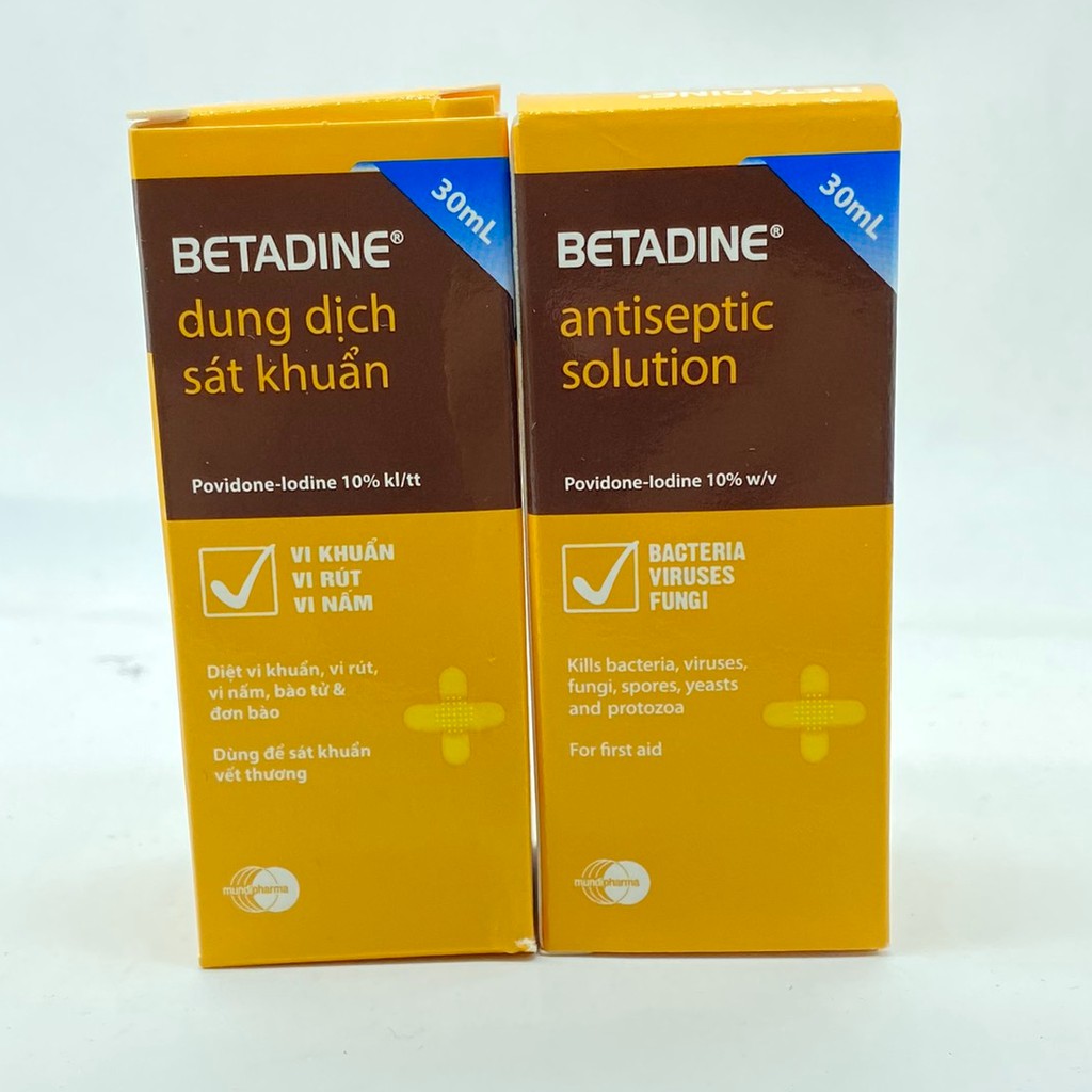 BETADINE SÁT KHUẨN BẢO VỆ DA LỌ 125 ML