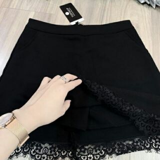 CHÂN VÁY VẠT CHÉO PHA REN