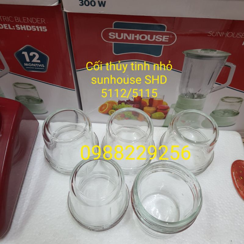 Cối thủy tinh lớn, nhỏ máy xay sunhouse SHD5112/ SHD5115/ SHD5580