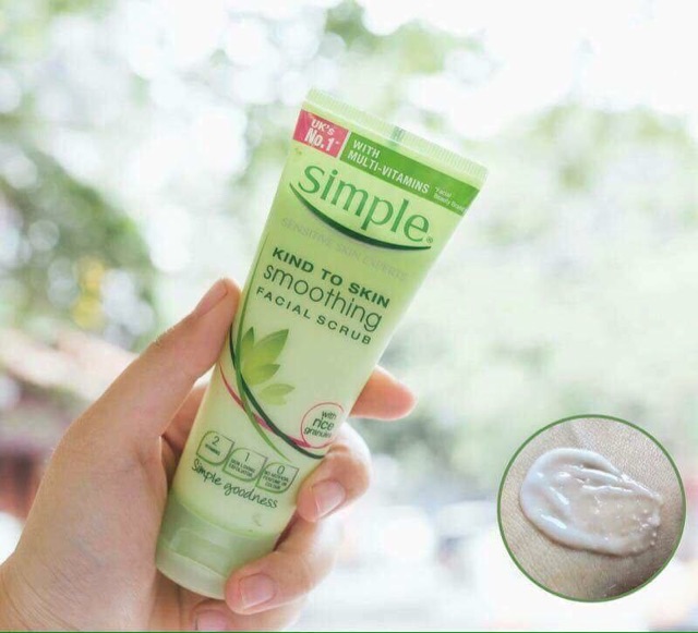 Tẩy bảo chết Simple Smoothing Facial Scrub