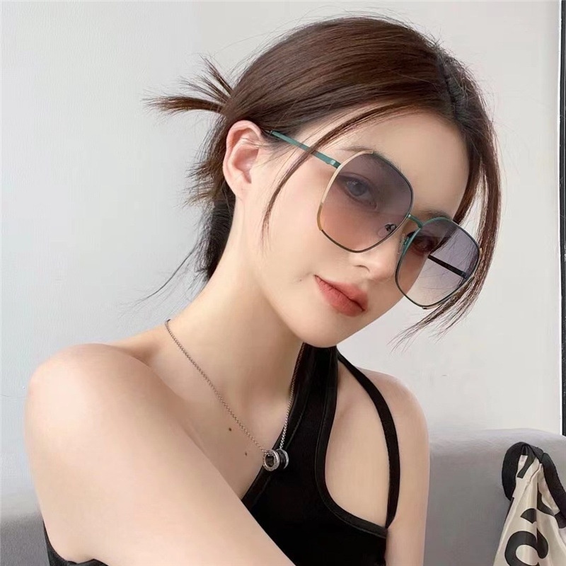 Kính Mát Gọng Vuông Chống Tia UV Thời Trang Hàn Quốc 2022