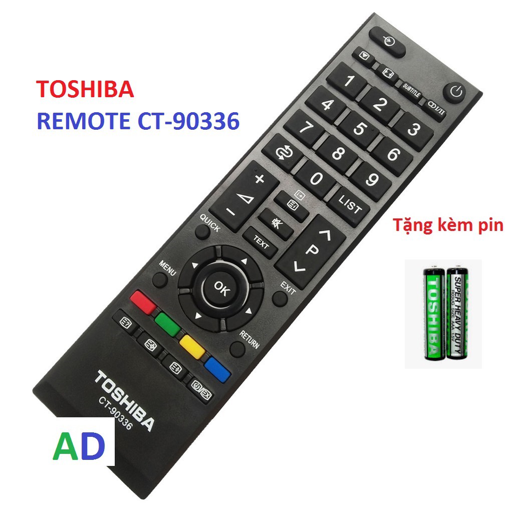 Điều khiển tivi Toshiba CT-90336 .Sản phẩm được bảo hành 6 tháng