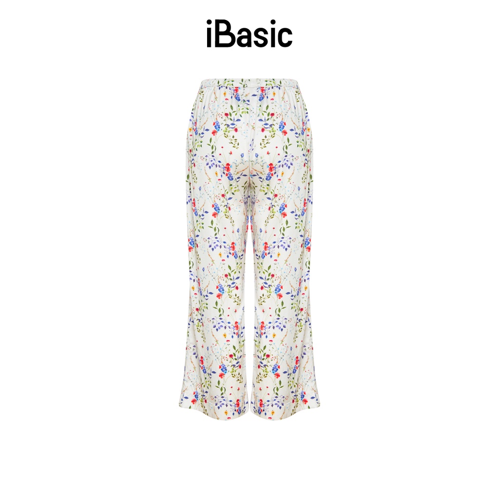 Quần dài nữ lụa satin iBasic HOMW026
