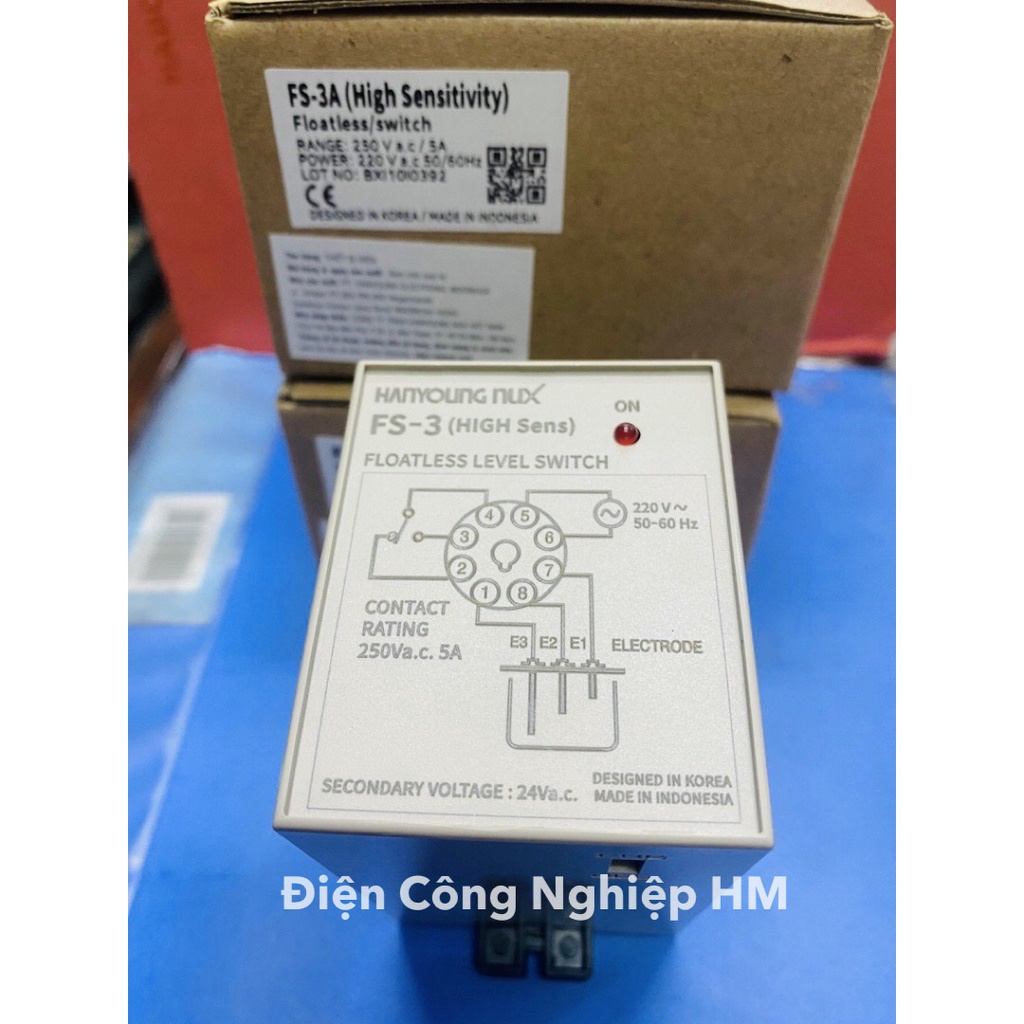 Relay Rơ Le báo mức nước Hanyoung FS-3A CHÍNH HÃNG