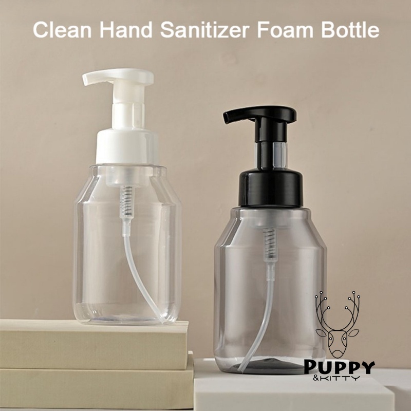 Bình Tạo Bọt Sữa Rửa Mặt Hình Oval Dạng Nhấn 350ML