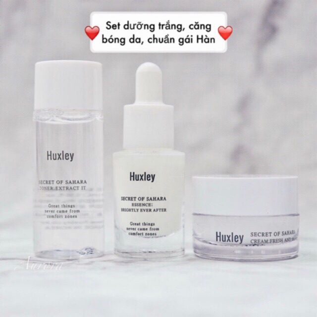 Set dưỡng da mini Huxley