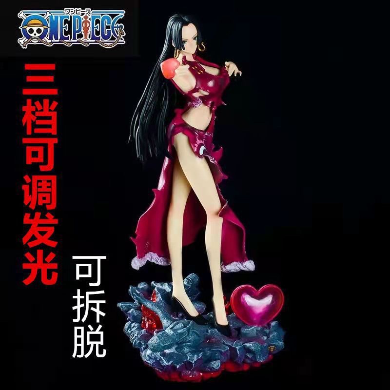 Mô hình One Piece Boa Hancock có đèn LED cực đẹp 32cm, figure anime vua hải tặc decor trang trí siêu đẹp