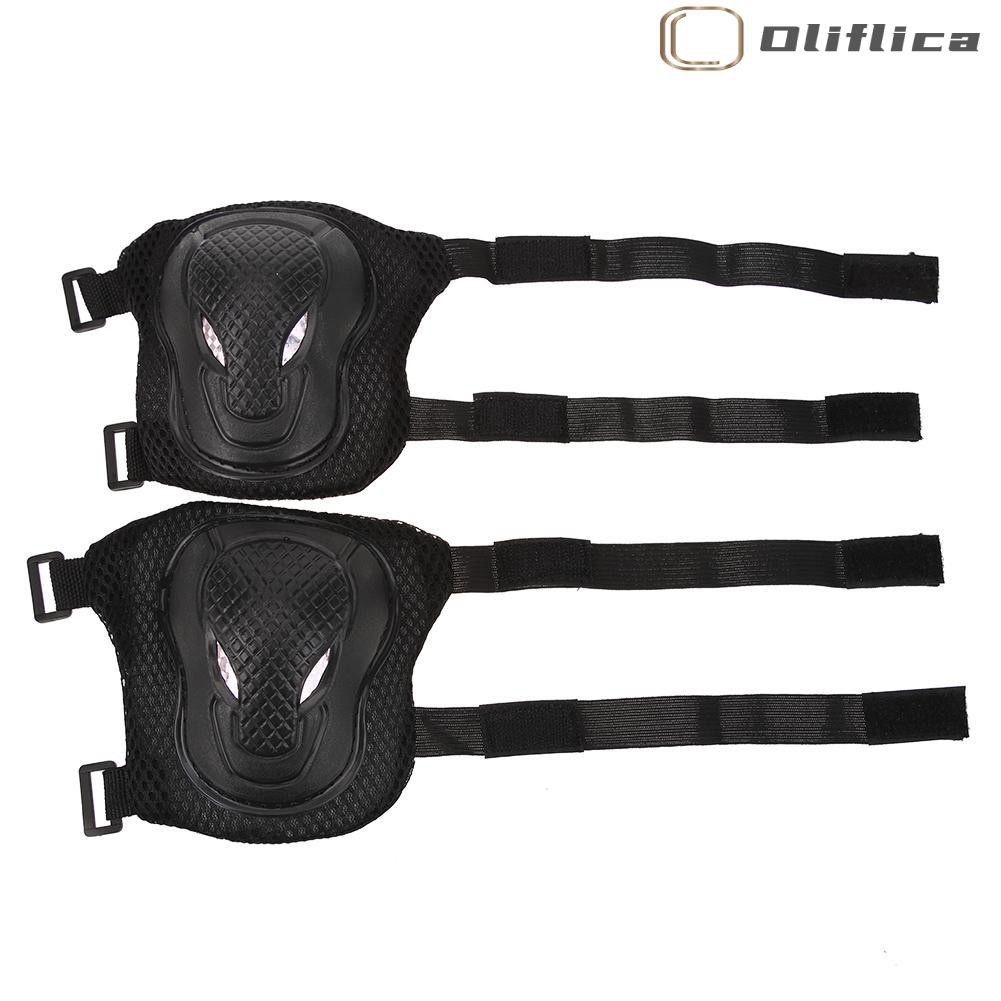 Bộ 6 Miếng Đệm Bảo Vệ Đầu Gối Cho Người Lớn Khi Đi Xe Đạp / Xe Máy