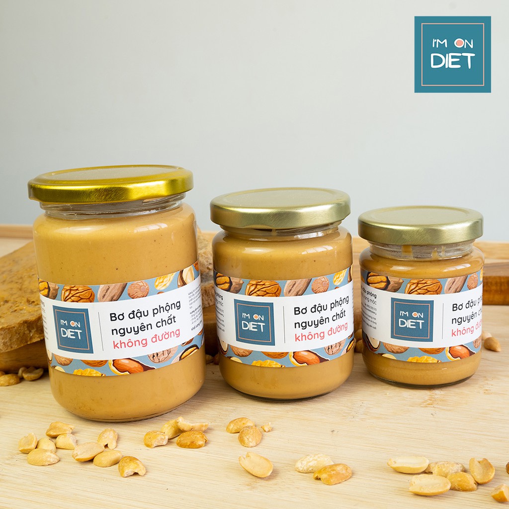 BƠ ĐẬU PHỘNG | BƠ LẠC KHÔNG ĐƯỜNG [Sánh Mịn] | I'M ON DIET | 120g - 220g - 320g | Ăn Kiêng - Eat Clean - Ăn Chay | BigBuy360 - bigbuy360.vn
