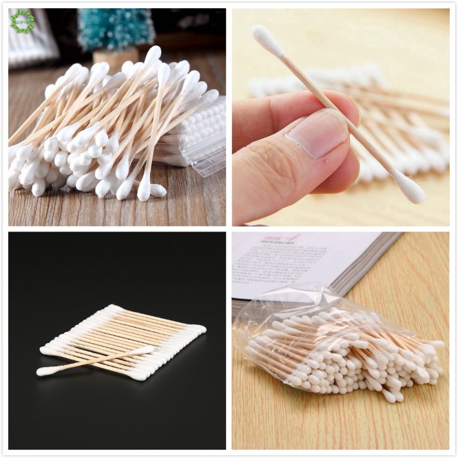 Bộ 50/100 tăm bông ráy tai Cotton chuyên dụng