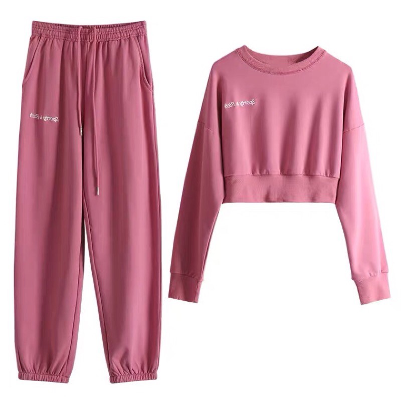 sét nỉ croptop