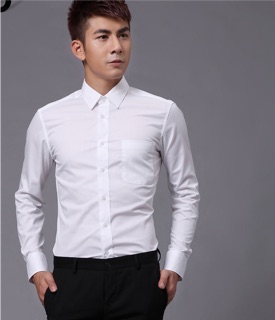 Áo Trắng học sinh tay dài