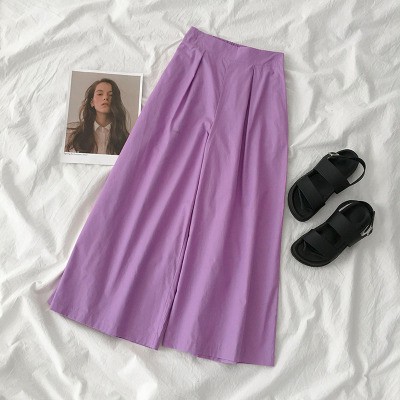 Quần vải suông rộng giả váy ulzzang 6687