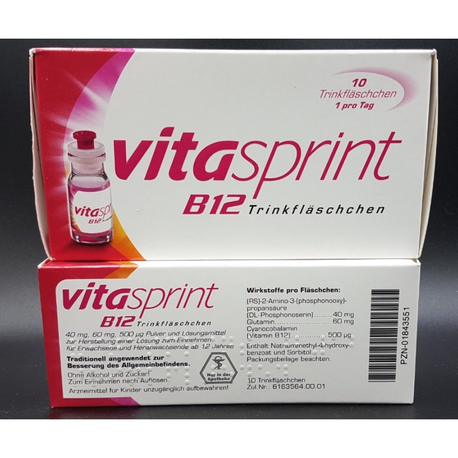 Hàng Đức Vitasprint B12 hộp 10 ống