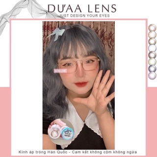 Lens mắt lens nâu tây lens hàn quốc galaxy brown chính hãng