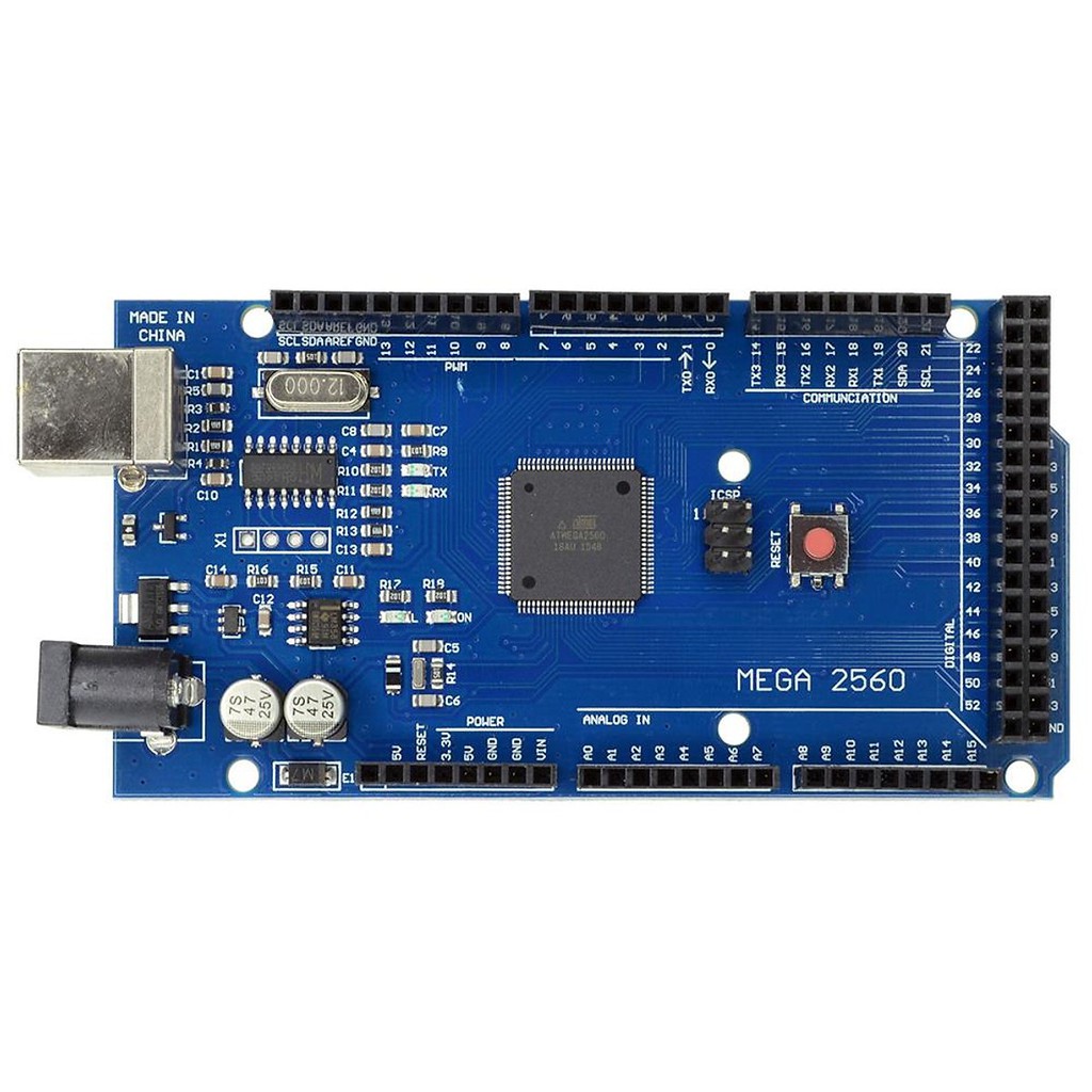 Arduino mega 2560 chip ch340 tặng kèm cáp nạp ATMEGA 2560 R3