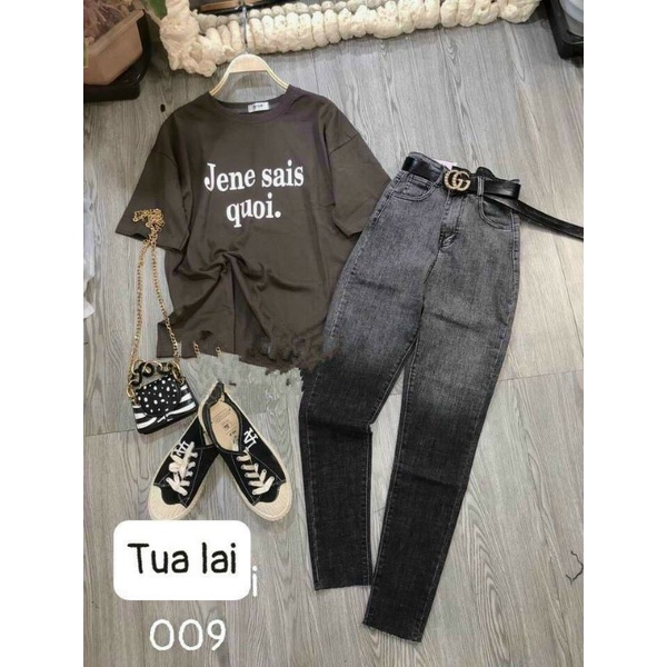 Quần Jean Bò Skinny Ôm Loang xanh, đen phối màu cực đẹp, chất jean co giãn mềm | BigBuy360 - bigbuy360.vn