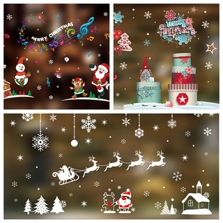 Merry Christmas Wall Art Removable Home Window Wall Stickers Decal Party Decor