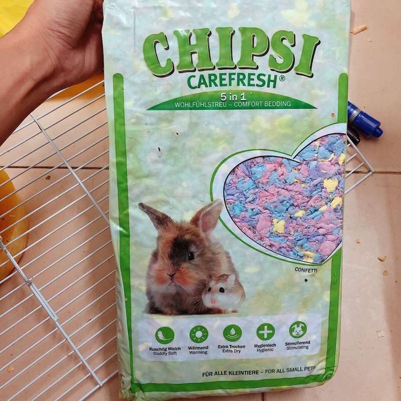 [Mã PET50K giảm Giảm 10% - Tối đa 50K đơn từ 250K] giấy lót chuồng Carefresh cho hamster, thỏ (chiết 50gam)