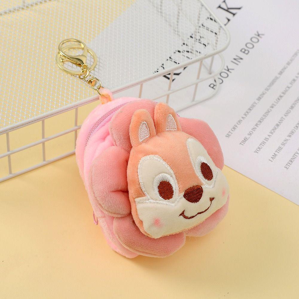 Túi Đựng Tiền Xu / Khăn Ăn / Mỹ Phẩm Mini Hình Gấu / Dâu Tây Dễ Thương