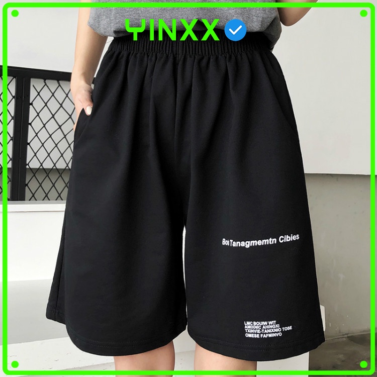 Quần short thun Unisex, quần đùi nam nữ cá tính QS24