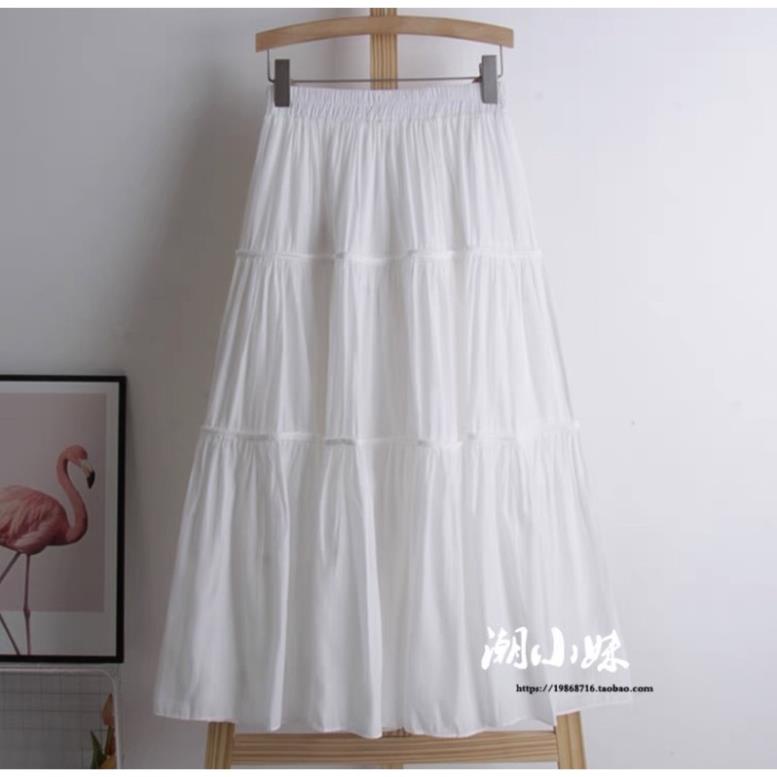 CHÂN VÁY LỤA 3 TẦNG HÀNG QUẢNG CHÂU CHO NỮ - 4 MÀU