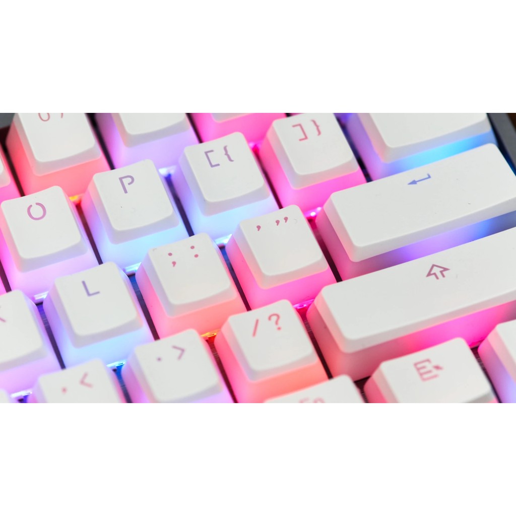 Bộ keycap Pudding PBT xuyên led nhiều màu