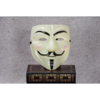 Mặt nạ hacker vàng hóa trang , cosplay AA