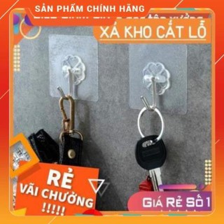 [Xả kho cắt lỗ - FreeShip] Móc treo dán tường chịu lực siêu chắc, móc dính tường 1k