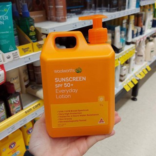 CHAI 1 LÍT - Kem Chống Nắng Woolworths Everyday Sunscreen SPF50+ 1000ML - KEM CHỐNG NẮNG BODY ÚC - nhuquynhdart