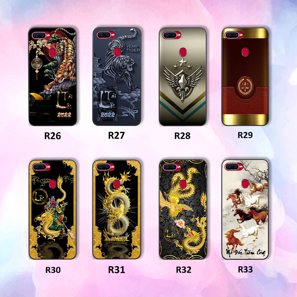 Ốp Oppo A5s / A7 / F9 / A12 in hình tài lộc,mã đáo ốp lưng cao cấp chất lượng