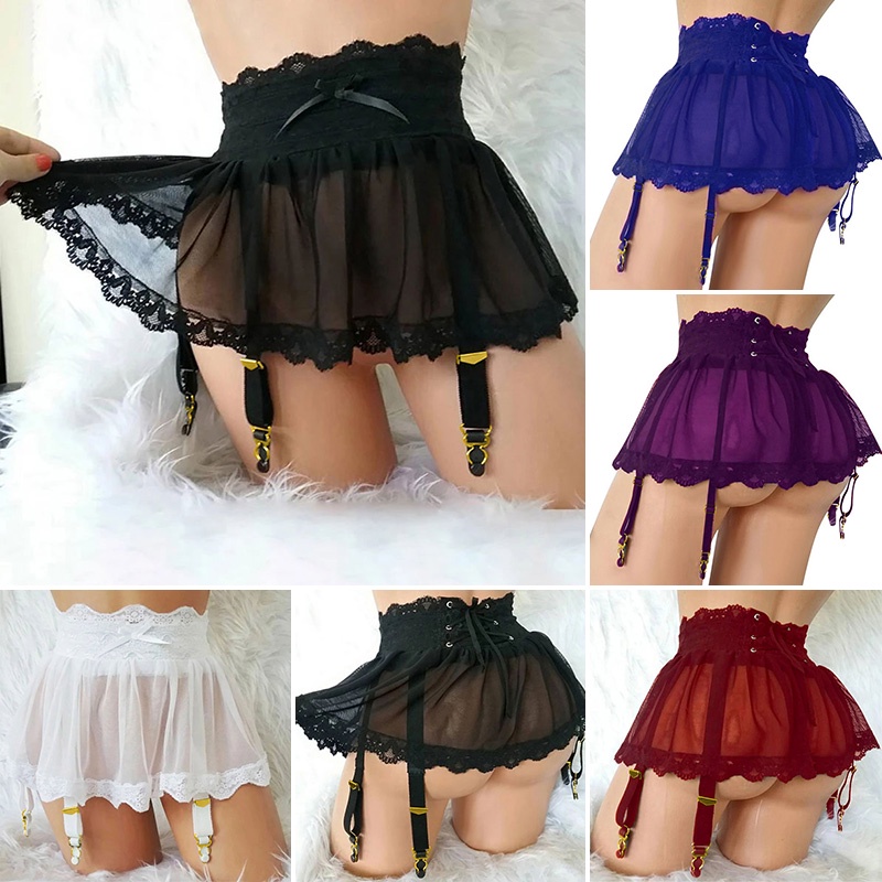 Bộ Đồ Lót Trong Suốt Hóa Trang Nữ Sinh Quyến Rũ