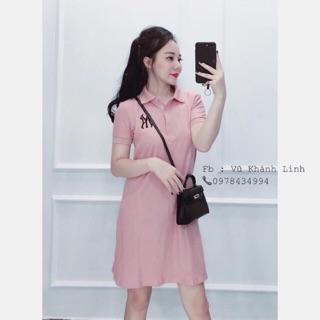 Đầm suông có cổ (kèm ảnh thật chụp sàn)