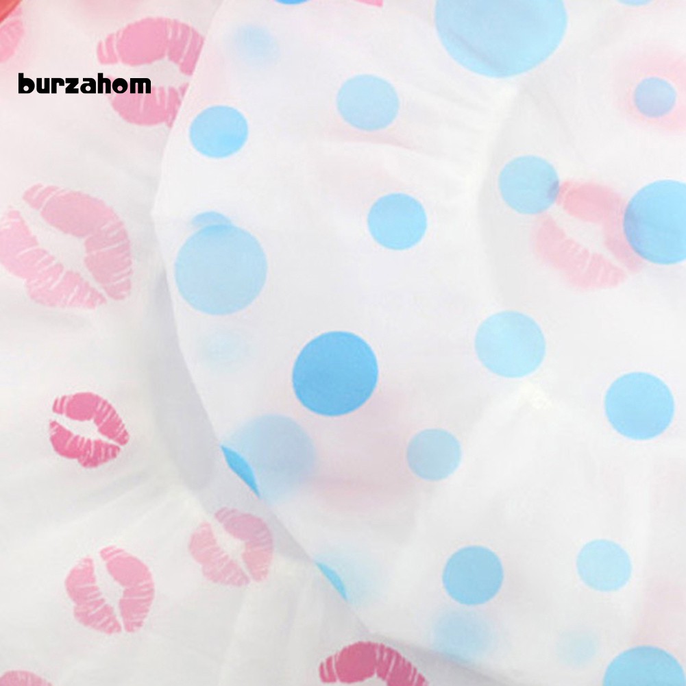 Mũ trùm tóc khi tắm in họa tiết hoa / đôi môi xinh xắn dành cho nữ