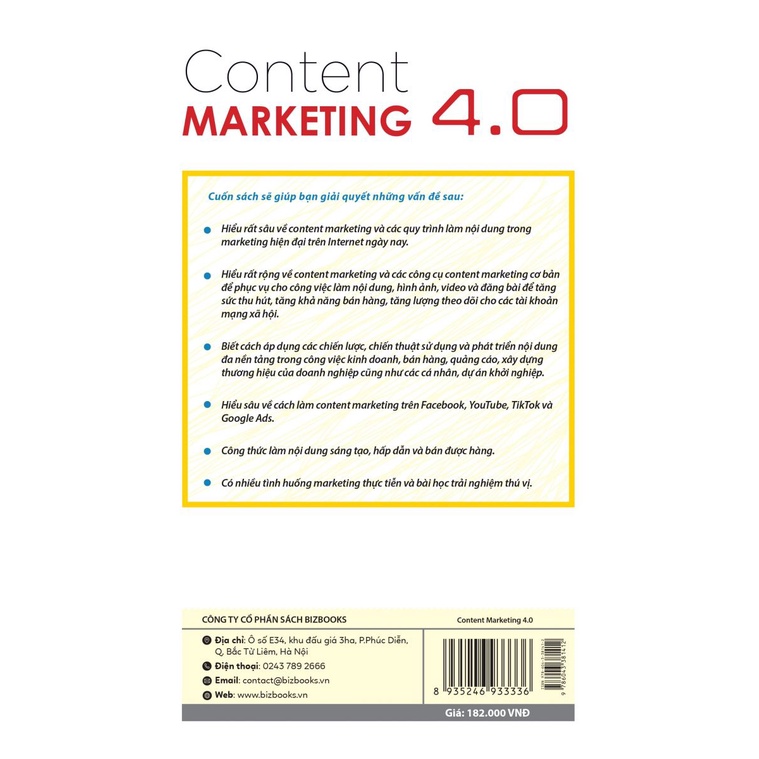 Sách - Content Marketing 4.0 Nội dung hay, bán bay kho hàng Tặng kèm khóa học online MCBU8334