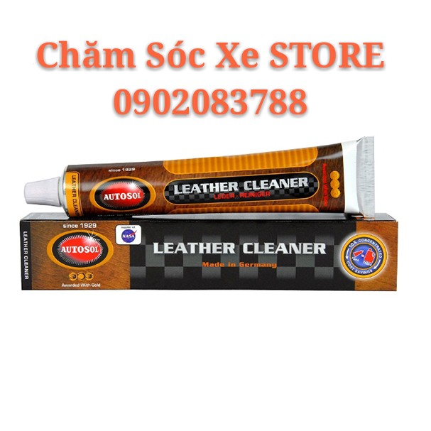 Kem Vệ Sinh Phục Hôi Màu Da Nhập Khẩu ĐỨC AUTOSOL LEATHER CLEANER 75ML chamsocxestore